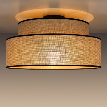 Griestu lampa BOHO 1xE27/60W/230V bēša