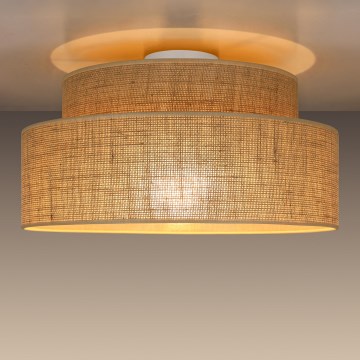 Griestu lampa BOHO 1xE27/60W/230V bēša