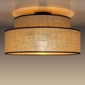Griestu lampa BOHO 1xE27/60W/230V d. 40 cm bēša