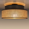 Griestu lampa BOHO 1xE27/60W/230V d. 40 cm brūna/bēša
