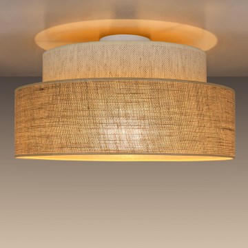 Griestu lampa BOHO 1xE27/60W/230V krēmkrāsa/bēša
