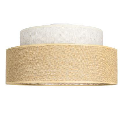 Griestu lampa BOHO 1xE27/60W/230V krēmkrāsa/bēša