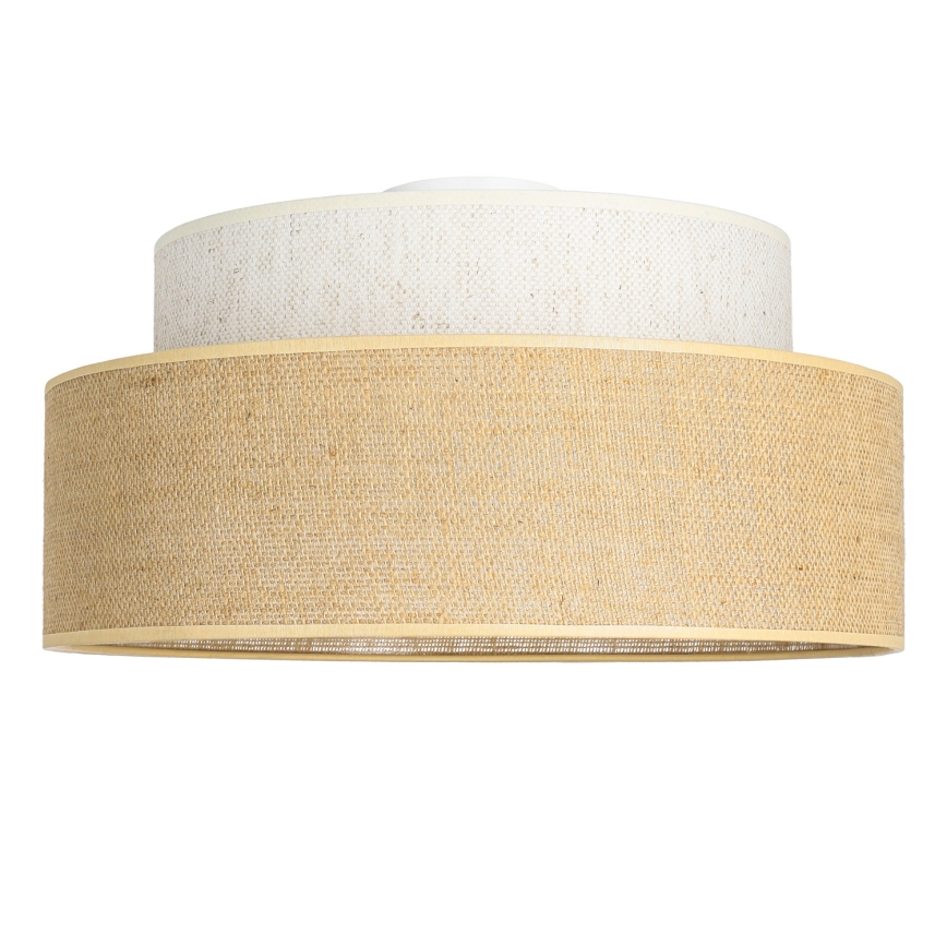Griestu lampa BOHO 1xE27/60W/230V krēmkrāsa/bēša
