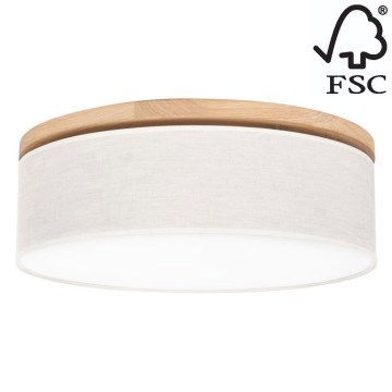 Griestu lampa BOHO 3xE27/25W/230V d. 48 cm ozols – FSC sertificēts