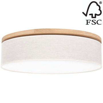 Griestu lampa BOHO 3xE27/25W/230V d. 58 cm ozols – FSC sertificēts