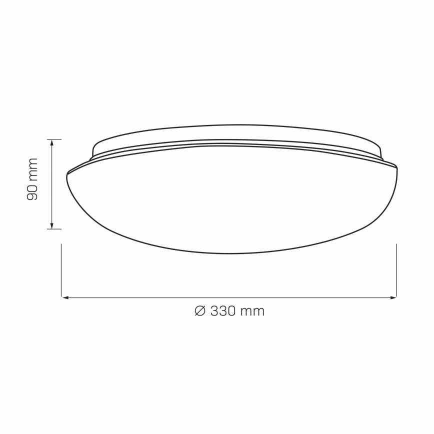 Griestu lampa BONIFACY 2xE27/20W/230V d. 33 cm balta