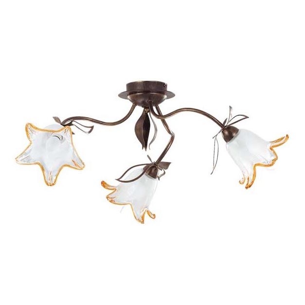 Griestu lampa BRAGA 3xE27/15W/230V bronza