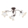Griestu lampa BRAGA 3xE27/15W/230V bronza