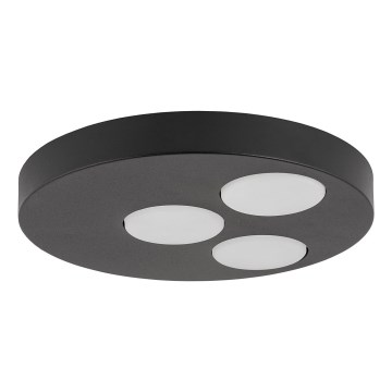 Griestu lampa BROS 3xGX53/12W/230V melna