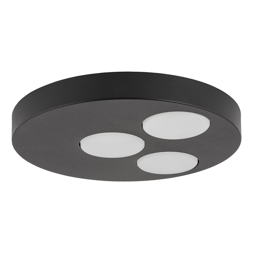 Griestu lampa BROS 3xGX53/12W/230V melna