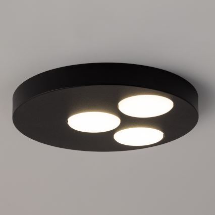 Griestu lampa BROS 3xGX53/12W/230V melna