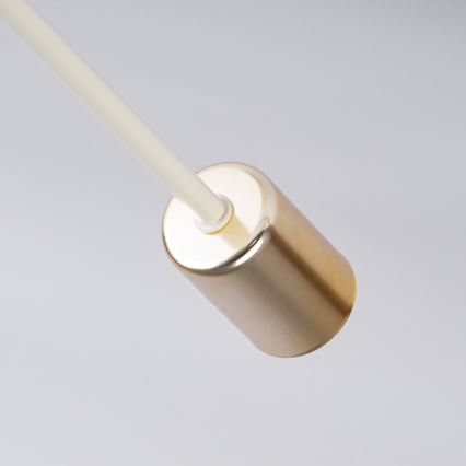 Griestu lampa CAMBRIDGE, piestiprināma pie griestiem, 6xE27/15W/230V, misiņš/balts