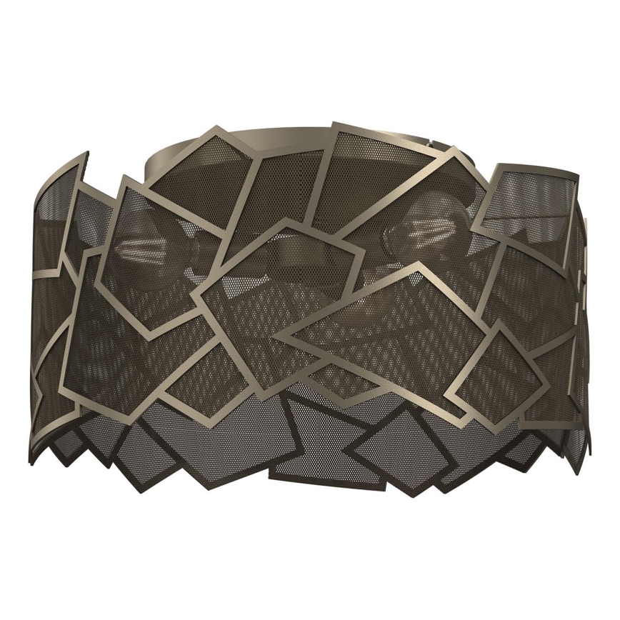 Griestu lampa CAMO 3xE27/15W/230V zelta