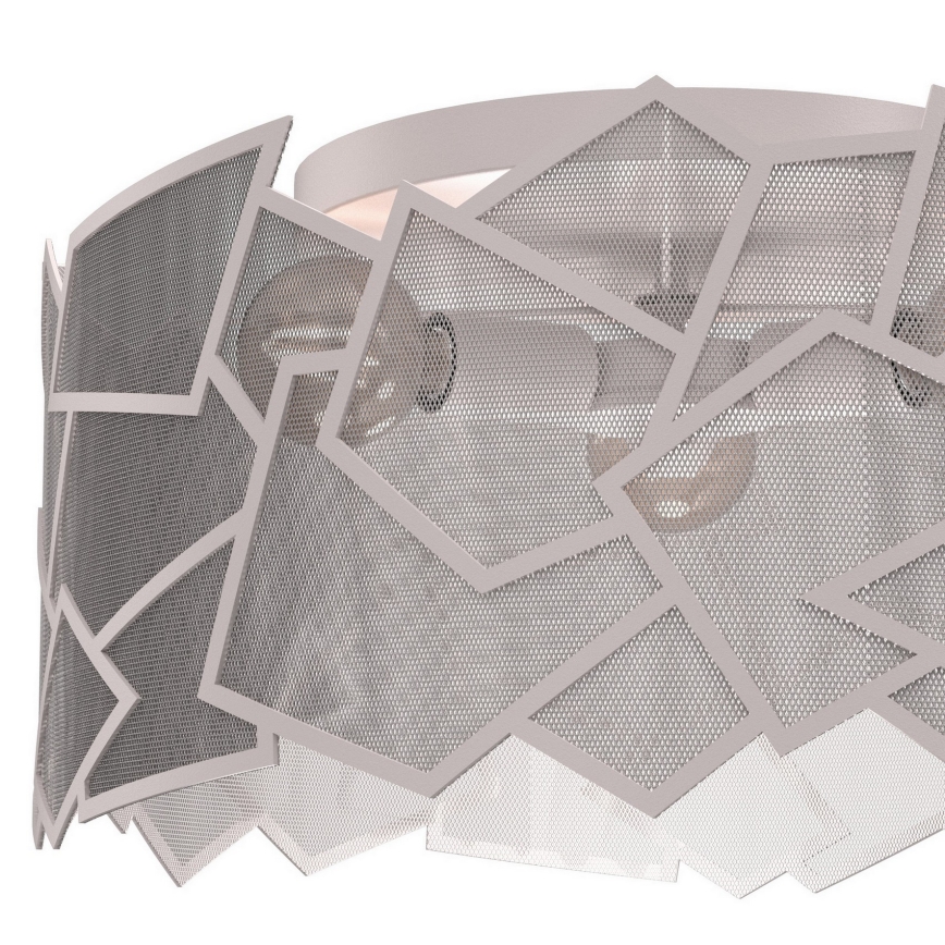 Griestu lampa CAMO 3xE27/15W/230V, Ø 49,5 cm, bēša