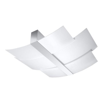 Griestu lampa CELIA 3xE27/60W/230V spīdīgi hromēts/balta