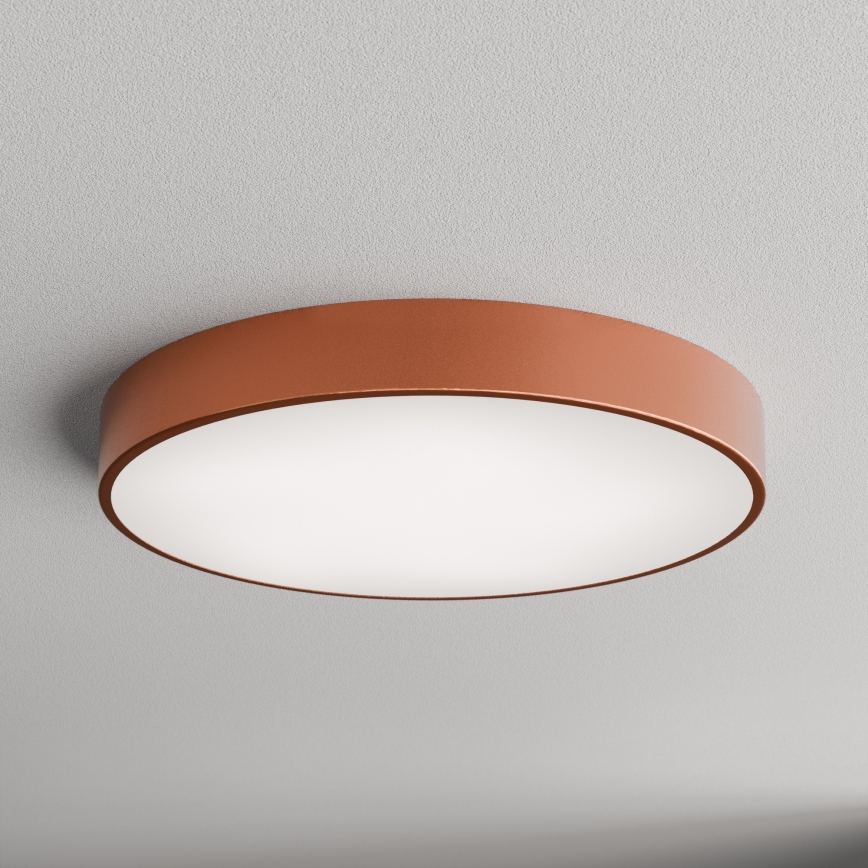 Griestu lampa CLEO ar kustības un krēslas sensoru, 5xE27/24W/230V, Ø 60 cm, vara krāsā