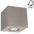 Griestu lampa CONCRETEDREAM 1xGU10/6W/230V betona - FSC sertifikāts
