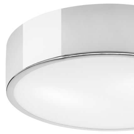 Griestu lampa DANTE 1xE27/60W/230V d. 26 cm spīdīga hroma