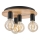 Griestu lampa DUSTY 4xE27/15W/230V d. 34 cm ozols/melna