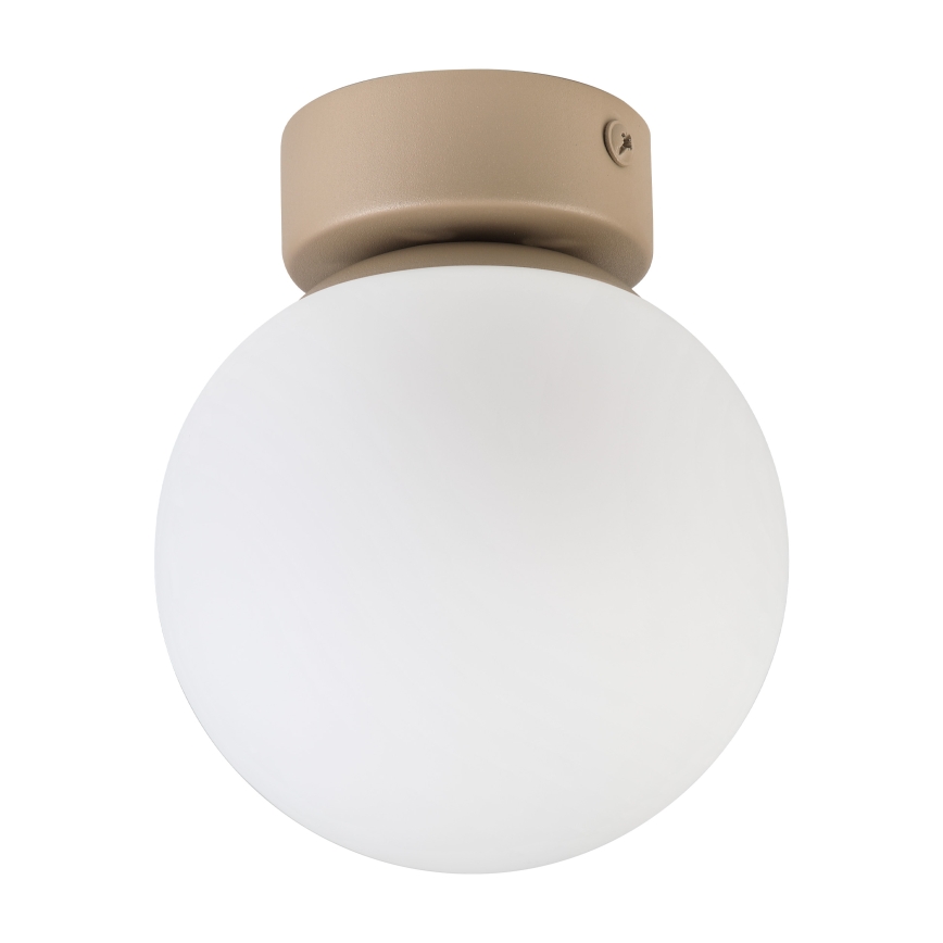 Griestu lampa ELIAS 1xE14/5W/230V Ø 13 cm bēša/balta