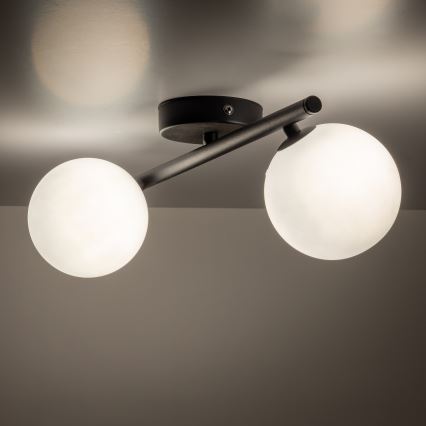 Griestu lampa ELYON 5xG9/40W/230V melna