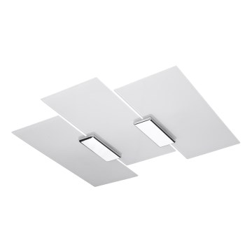 Griestu lampa FABIANO 3xE27/60W/230V balta/spīdīgi hromēts