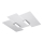 Griestu lampa FABIANO 3xE27/60W/230V balta/spīdīgi hromēts