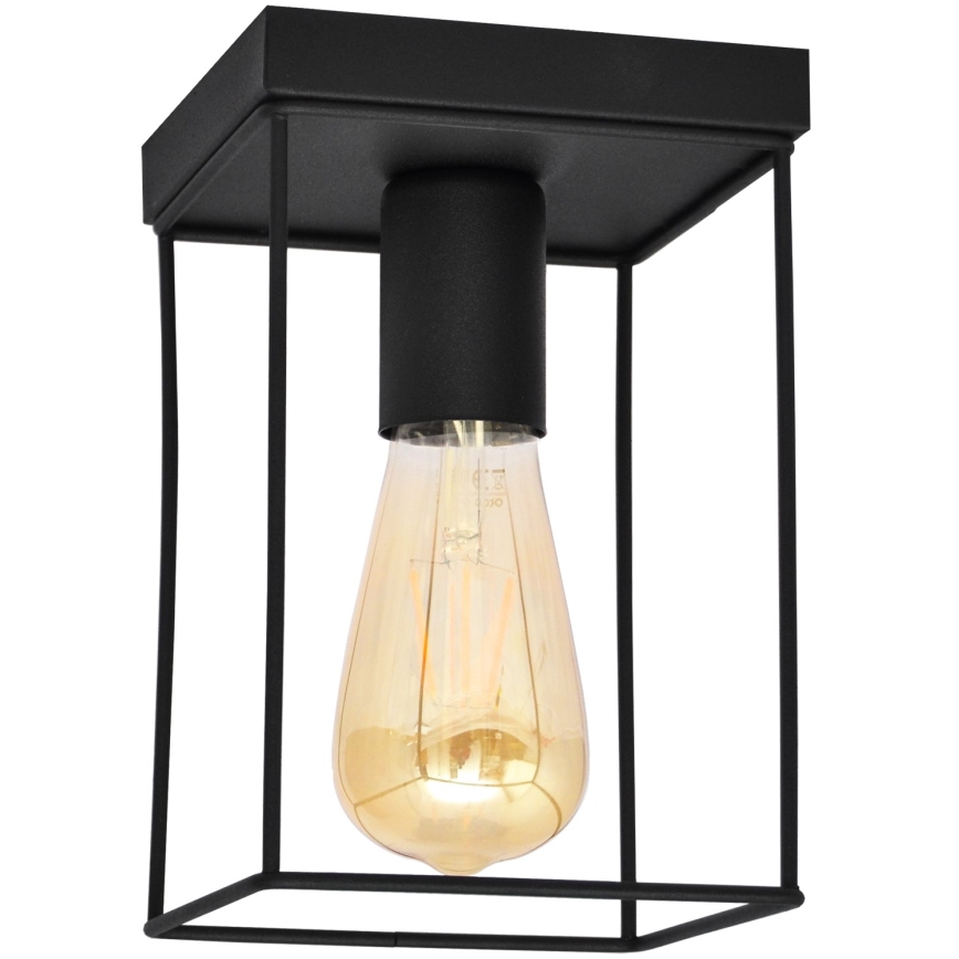 Griestu lampa FINN 1xE27/15W/230V melna