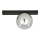 Griestu lampa FIT 1xE14/10W/230V melna/pelēka