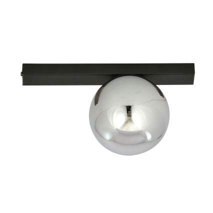 Griestu lampa FIT 1xE14/10W/230V melna/pelēka