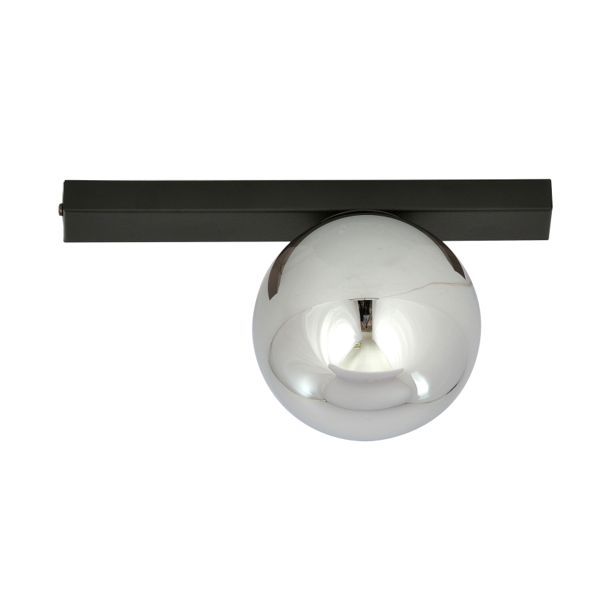 Griestu lampa FIT 1xE14/10W/230V melna/pelēka
