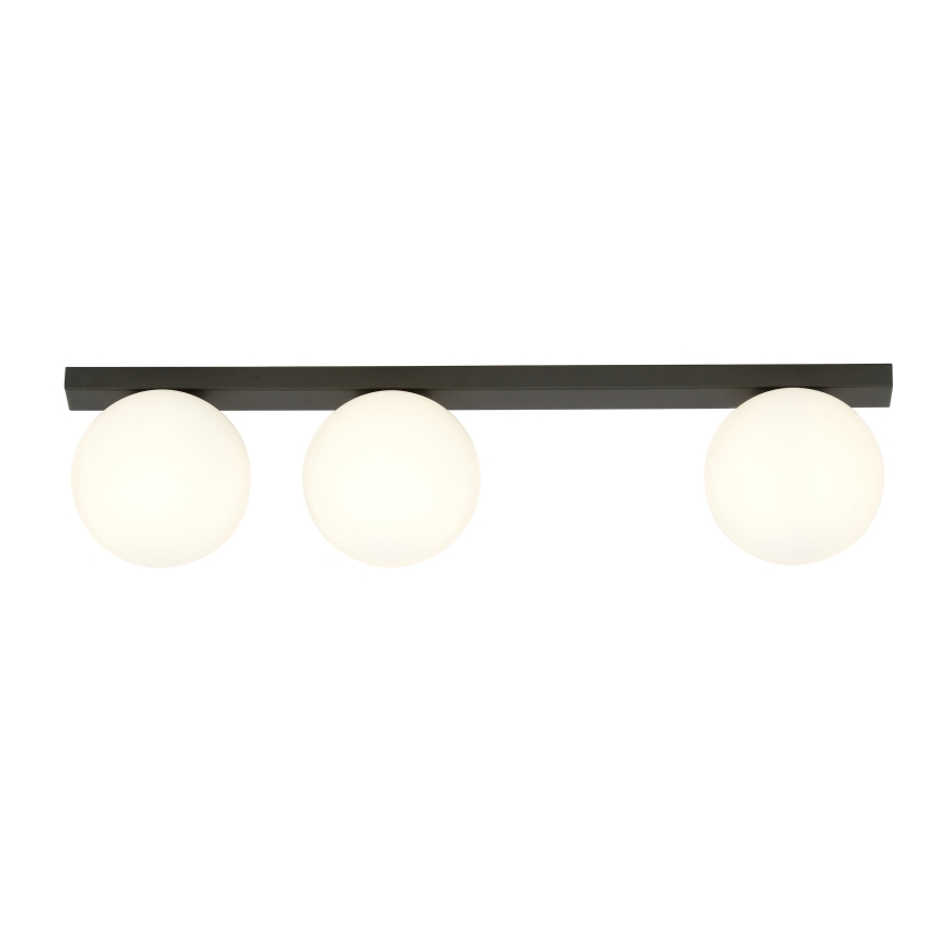 Griestu lampa FIT 3xE14/10W/230V melna/balta