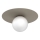 Griestu lampa FLAT 1xE27/15W/230V Ø 35 cm bēša