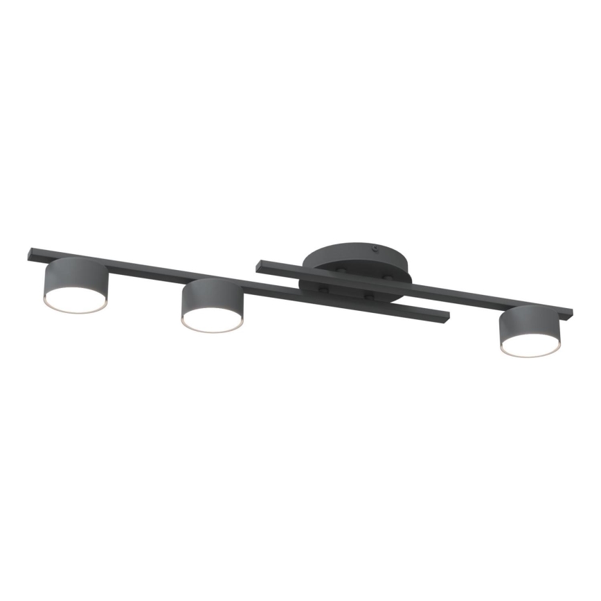 Griestu lampa FRAGMENT 3xGX53/12W/230V melna