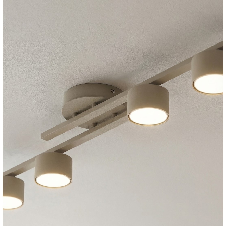 Griestu lampa FRAGMENT 4xGX53/12W/230V, bēšā krāsā