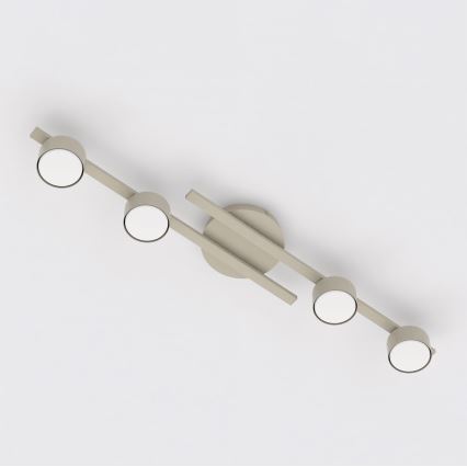 Griestu lampa FRAGMENT 4xGX53/12W/230V, bēšā krāsā