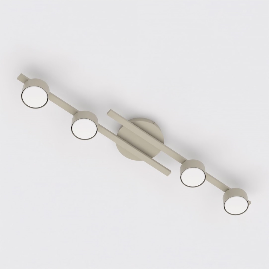 Griestu lampa FRAGMENT 4xGX53/12W/230V, bēšā krāsā