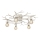 Griestu lampa GARNISH 5xE27/15W/230V balta/patina