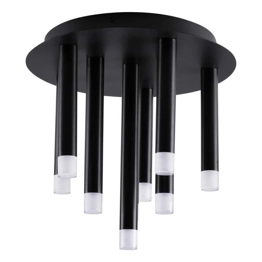 Griestu lampa GLAM 9xG9/8W/230V melna