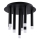 Griestu lampa GLAM 9xG9/8W/230V melna