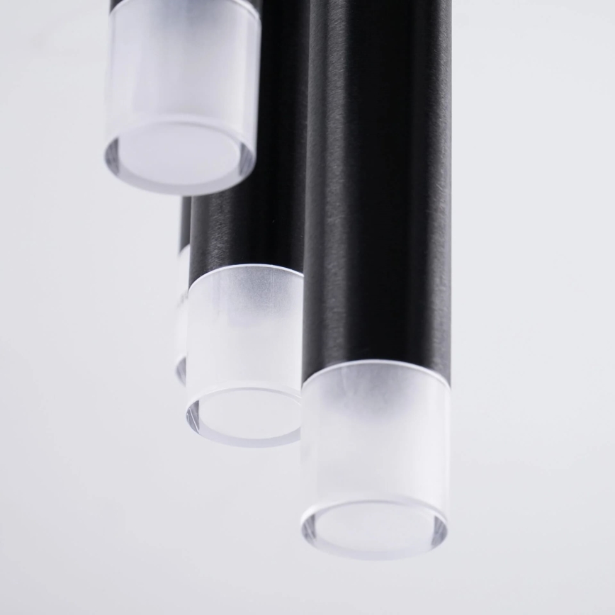 Griestu lampa GLAM 9xG9/8W/230V melna