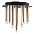 Griestu lampa GLAM 9xG9/8W/230V zelta