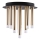 Griestu lampa GLAM 9xG9/8W/230V zelta