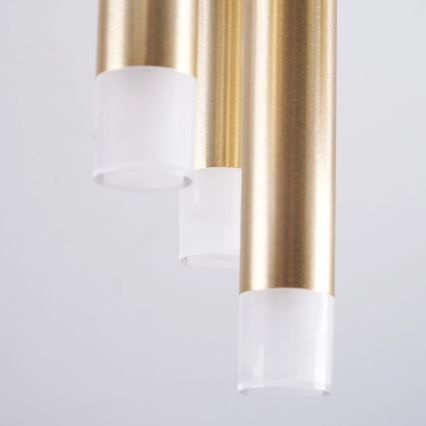 Griestu lampa GLAM 9xG9/8W/230V zelta
