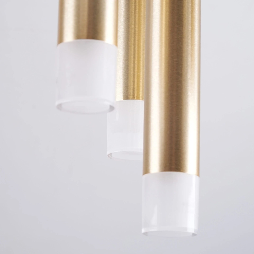 Griestu lampa GLAM 9xG9/8W/230V zelta