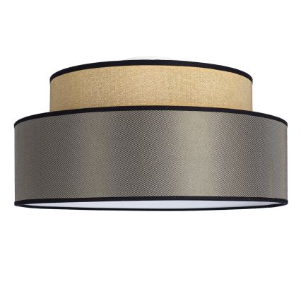 Griestu lampa GRACE 1xE27/60W/230V bēša/brūna