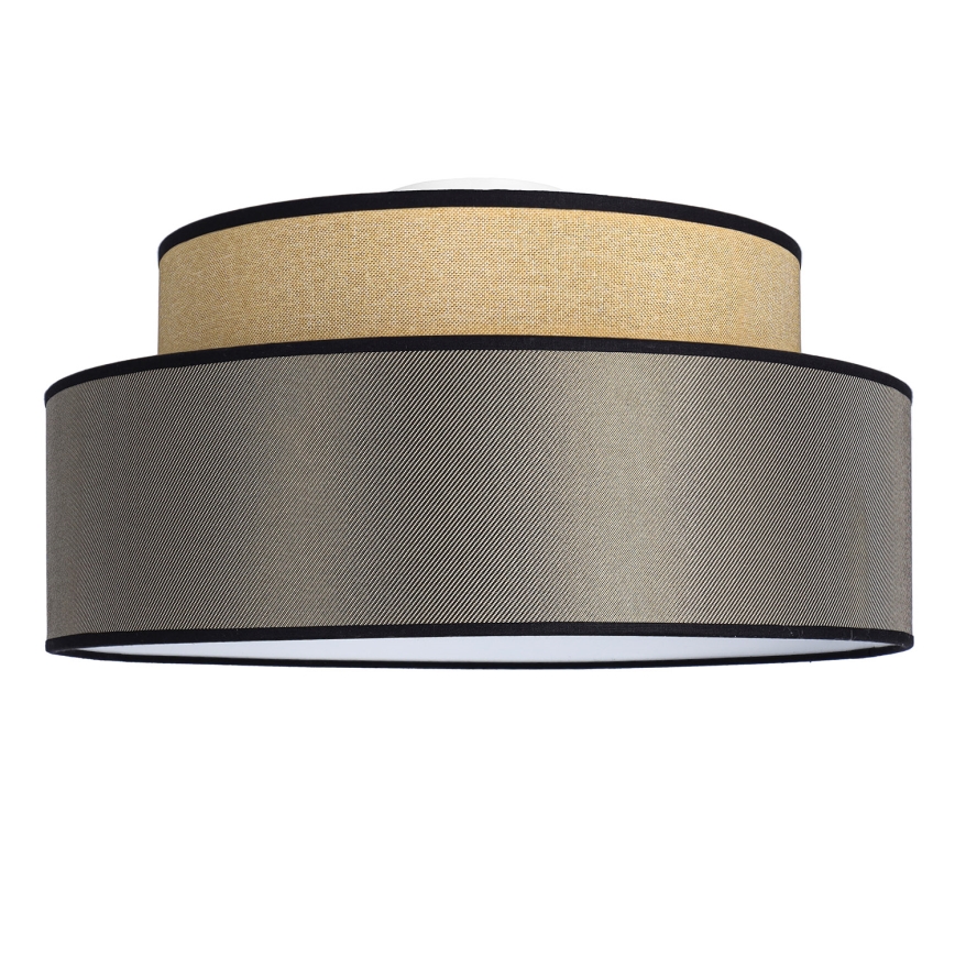 Griestu lampa GRACE 1xE27/60W/230V bēša/brūna