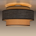 Griestu lampa GRACE 1xE27/60W/230V bēša/brūna