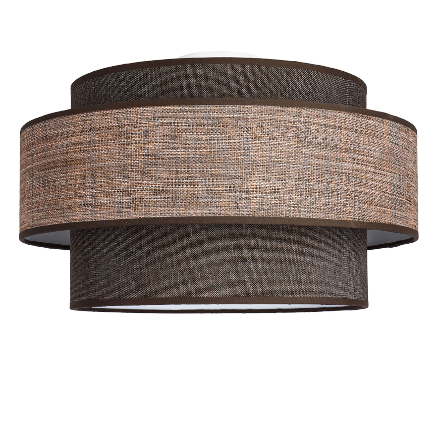 Griestu lampa GRACE 1xE27/60W/230V brūna/bēša