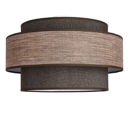 Griestu lampa GRACE 1xE27/60W/230V d. 40 cm brūna/bēša
